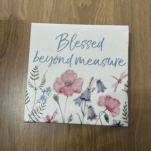 Blessed beyond measure sign 8x8